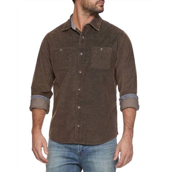 Flags & Anthem - Hamilton Vintage Wash Corduroy Shirt Jacket main image 1